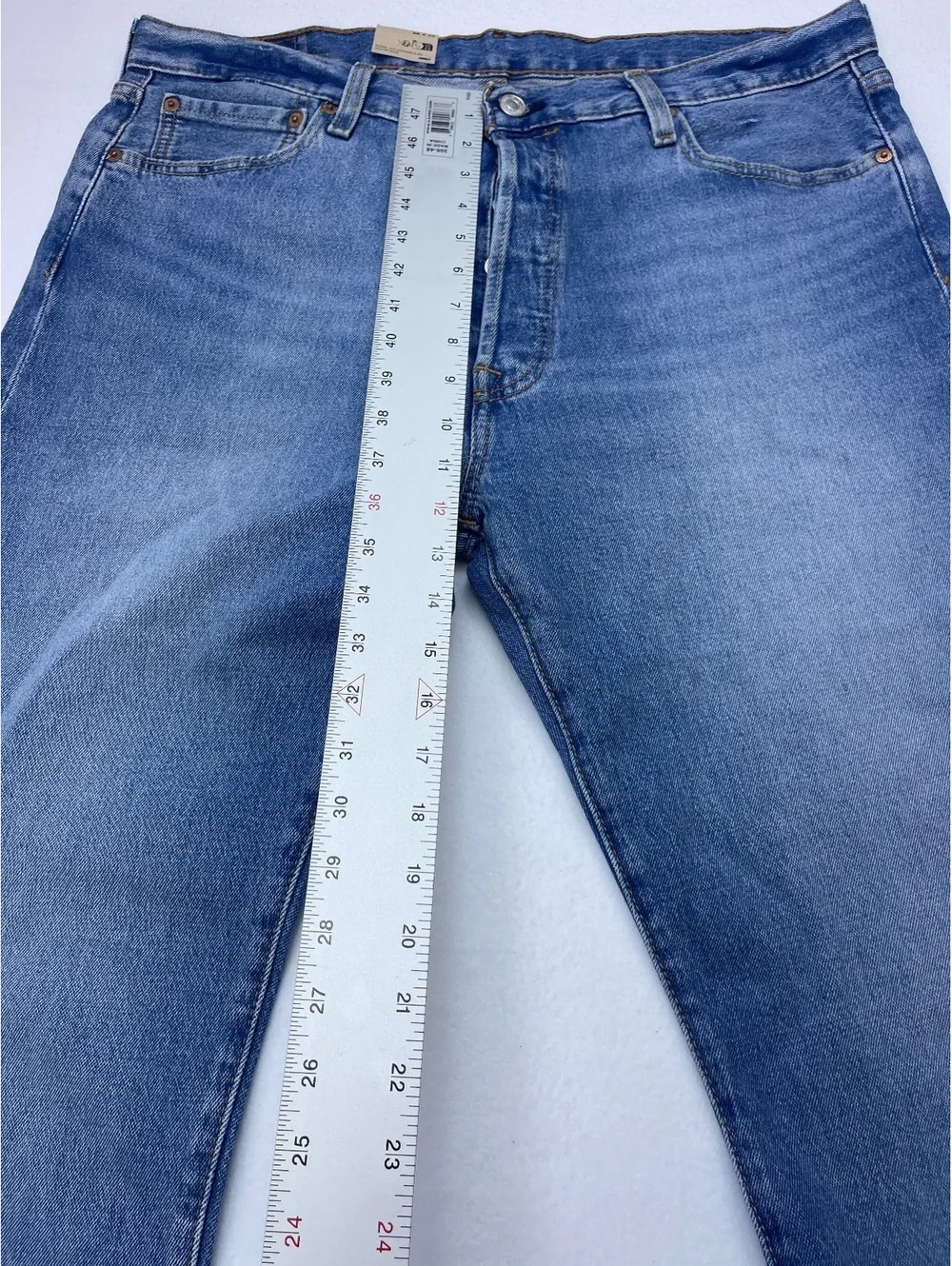 Levi's 501 Classic Fit Blue Denim Jeans W38 L32